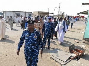 السودان: شاهد بالصور عملية فتح بوابات ميناء بورتسودان