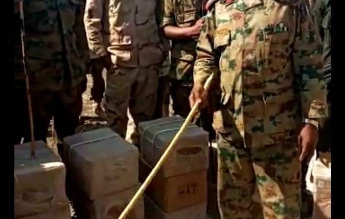 الجيش السوداني يضبط اسلحة مهربة بمنطقة حدودية مع اثيوبيا