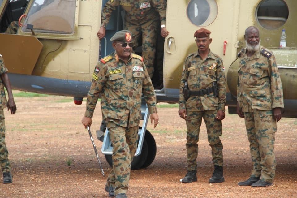 تفاصيل زيارة قيادة الجيش السوداني للخطوط الأمامية في الحدود مع إثيوبيا