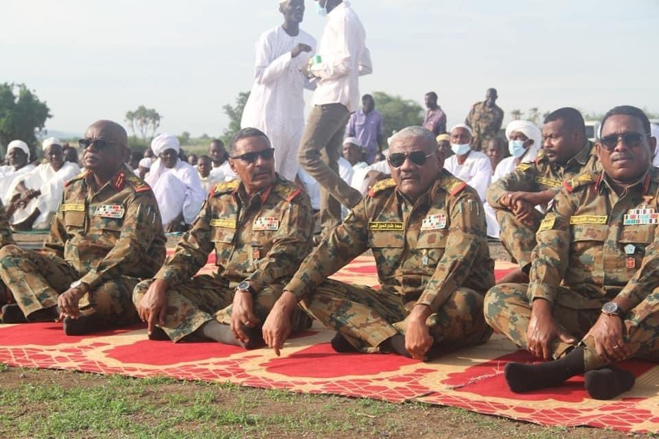 تفاصيل زيارة قيادة الجيش السوداني للخطوط الأمامية في الحدود مع إثيوبيا
