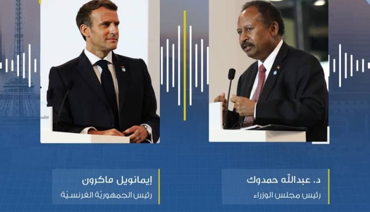 حمدوك يتلقى اتصالا هاتفيا من الرئيس الفرنسي ماكرون.. التزامات وتعهدات بشأن الحكومة الانتقالية