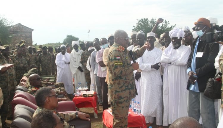 تفاصيل زيارة قيادة الجيش السوداني للخطوط الأمامية في الحدود مع إثيوبيا