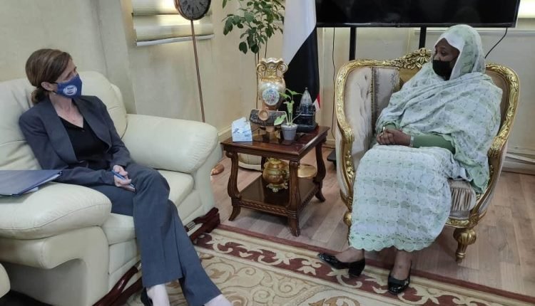وزيرة الخارجية تبحث مع مديرة المعونة الأمريكية الانضمام لبرامج الوكالة في الطاقة والتنمية والاوضاع الانسانية الحرجة في شرق السودان
