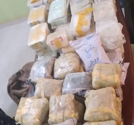 كمين مُحكم يُفشل تهريب أكثر من 100 كيلوجرام مخدرات إلى خارج السودان