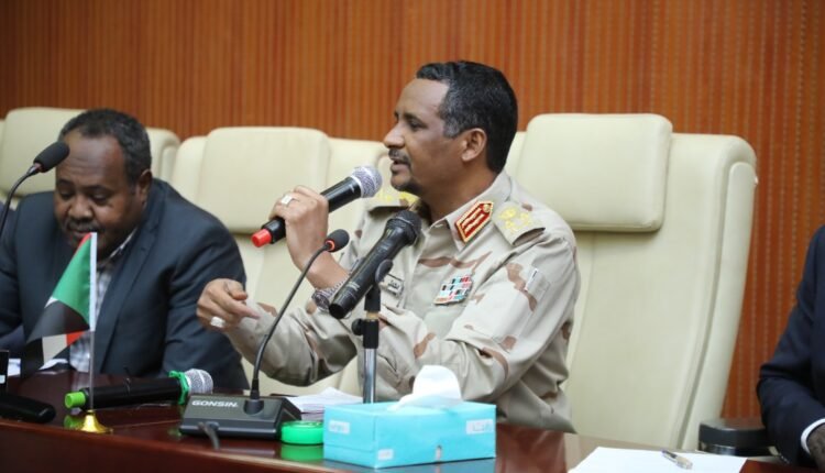 حميدتي يرحب بخطوة اتخذتها حكومة جنوب السودان