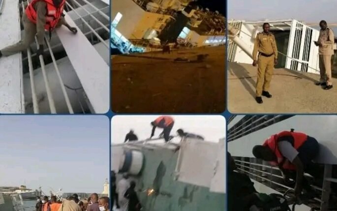 السودان : إنقاذ 21 ملاحًا في غرق باخرة على البحر الأحمر