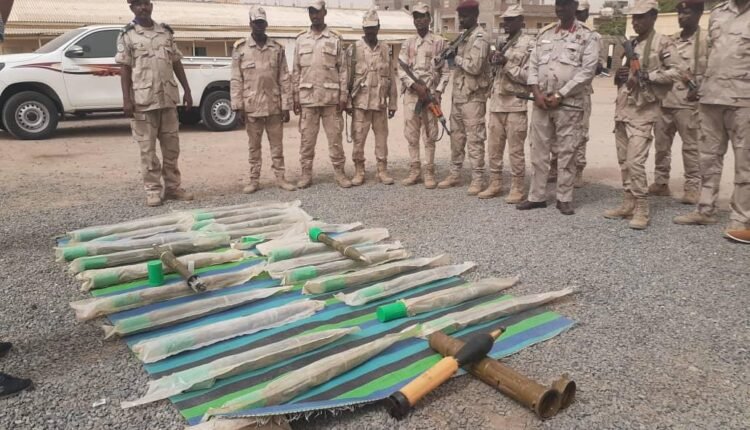 قوات الدعم السريع تضبط أسلحة نوعية شرقي السودان