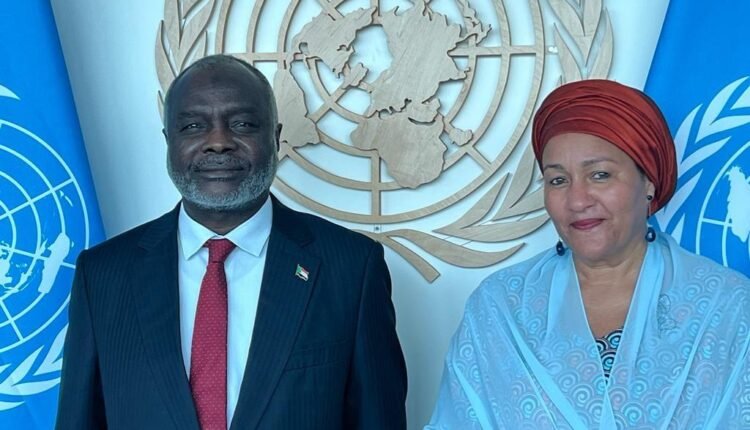 السودان: وزير المالية يستنجد بالامم المتحدة والدول الصديقة والمؤسسات الدولية للدعم ويبحث برنامج ثمرات