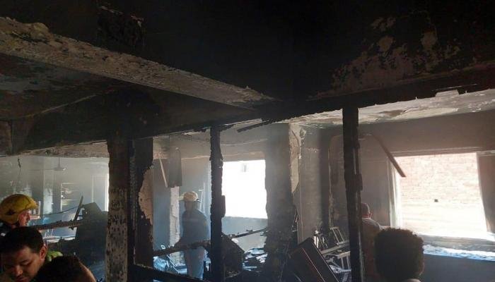 مصرع وإصابة العشرات جراء حريق ضخم في كنيسة بمصر