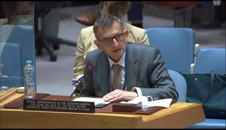 فولكر بيرتس يقدم تقرير احاطة لمجلس الأمن الدولي عن السودان