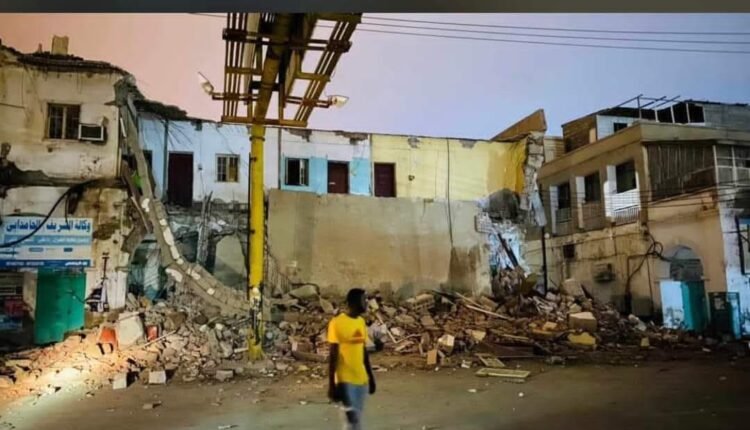 الشرطة تكشف تفاصيل انهيار فندق في بورتسودان