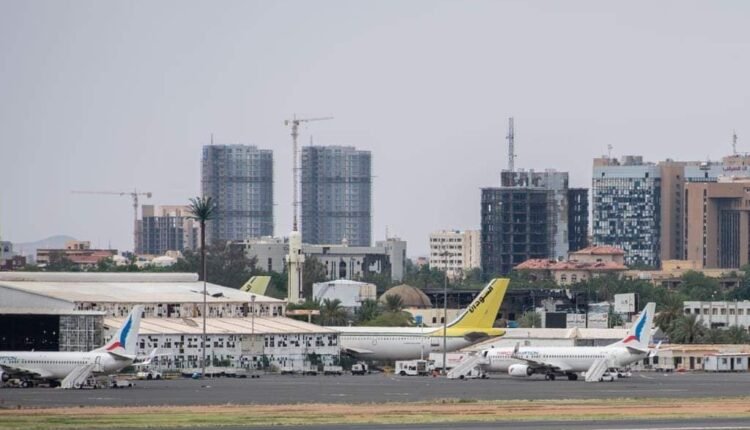 مطار الخرطوم بعد الدمار