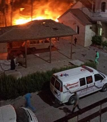 إسرائيل ترتكب مجزرة في غزة وتقتل أكثر من 500 فلسطيني داخل مستشفى