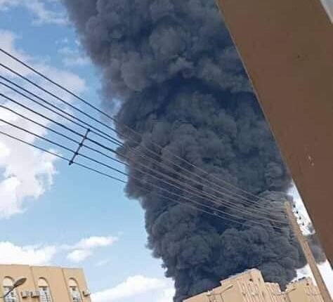 قصف جديد على مصفاة الجيلي
