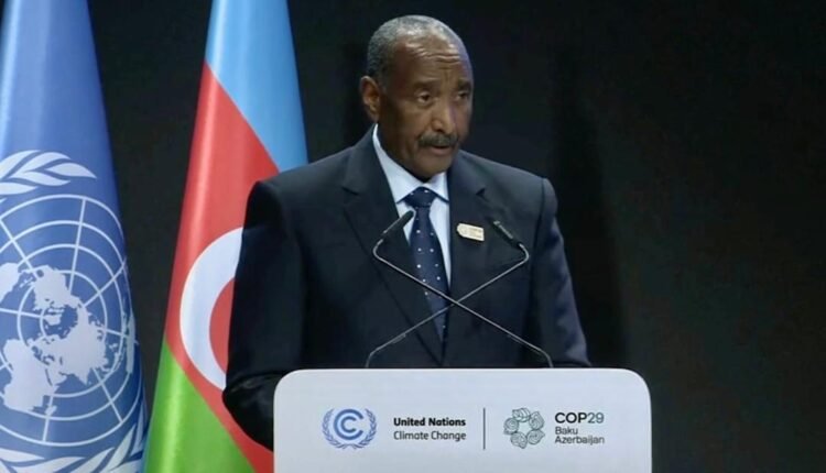 البرهان يكشف أمام قمة المناخ أضرار حرب قوات الدعم على البيئة في السودان