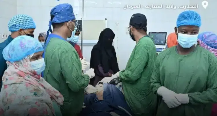مخيم “سابا” لجراحة الأعصاب يبدأ أعماله في القضارف