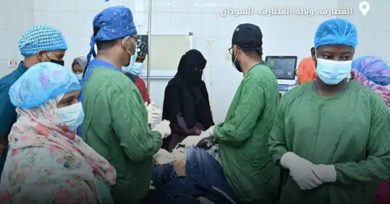 مخيم “سابا” لجراحة الأعصاب يبدأ أعماله في القضارف