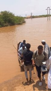 بالصور.. نهر القاش يبتلع منطقة "تندلاي" في شرق السودان