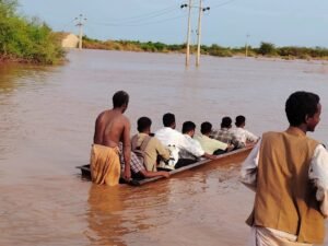 بالصور.. نهر القاش يبتلع منطقة "تندلاي" في شرق السودان