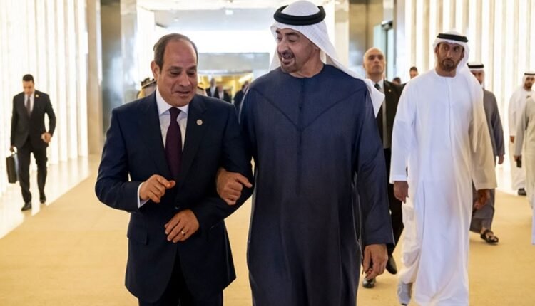 الرئيس الإماراتي يصل مصر