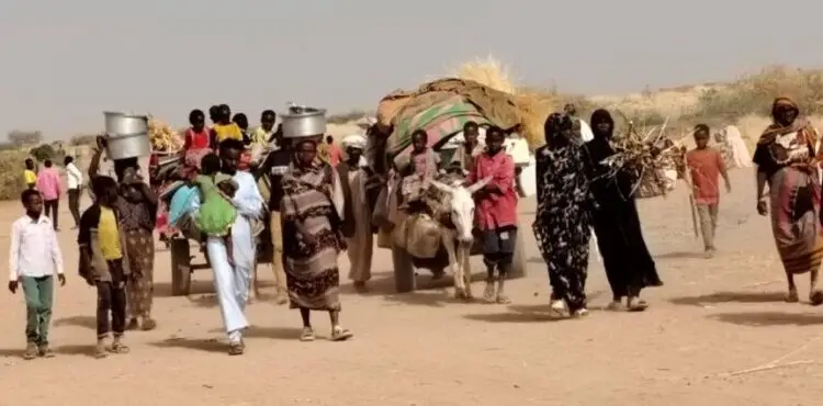 فرار 500 نازح من مخيم أبوشوك غربي السودان