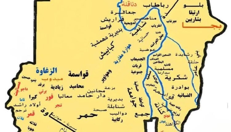 خريطة جديدة لمناطق حواكير القبائل في السودان