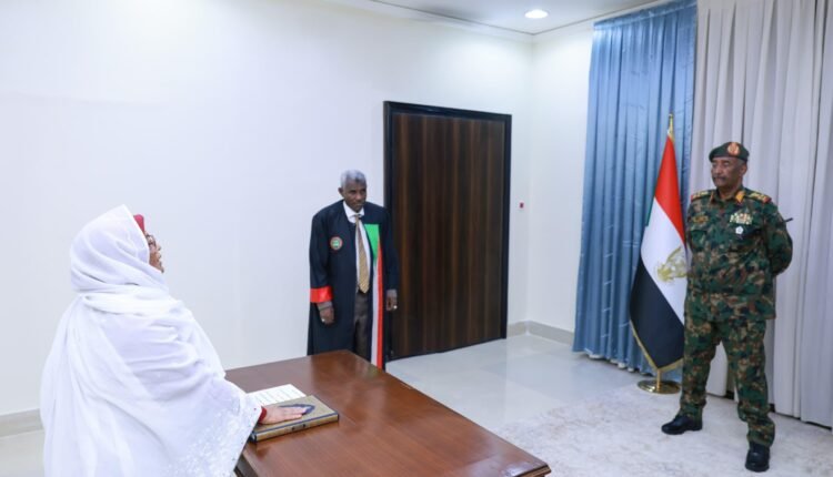 النائب العام تؤدي القسم وترسل رسالة في بريد العابثين بمقدرات الشعب السوداني