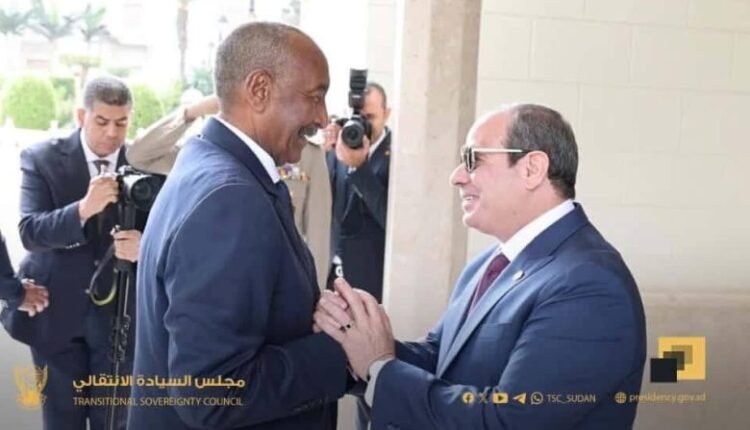 تفاهمات مشتركة بين البرهان والسيسي حول “الرباعية” وسيادة السودان وملف مياه النيل
