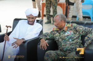 رئيس مجلس السيادة يؤدي واجب العزاء في ناظر عموم دار حمر رئيس مجلس السيادة يؤدي واجب العزاء في ناظر عموم دار حمر