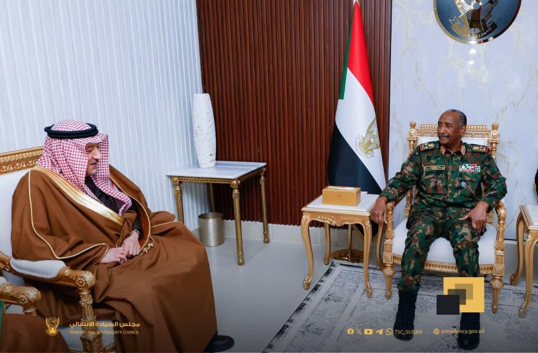 وفد برئاسة نائب وزير الخارجية السعودي يلتقي البرهان .. تحركات في مبادرة السلام برعاية ترامب وبن سلمان