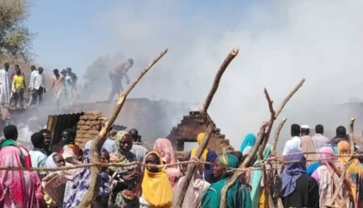 حريق هائل يلتهم حيًا سكنيًا . مئات الأسر في العراء ونداء استغاثة عاجل