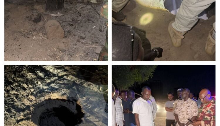 بين الشرطة وأمن الخرطوم انفجار دانة أم لغم أم صاروخ..مخلفات الحرب تروع المواطنين ووالي الخرطوم يكشف حقيقة التعامل مع مسيرات ويحذر