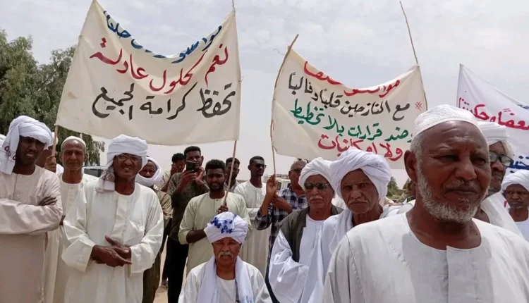 محلية دلقو بالشمالية تعترف بتنظيم “وقفة إحتجاجية”رافضة لـ نازحي دارفور وتوضح تفاصيل