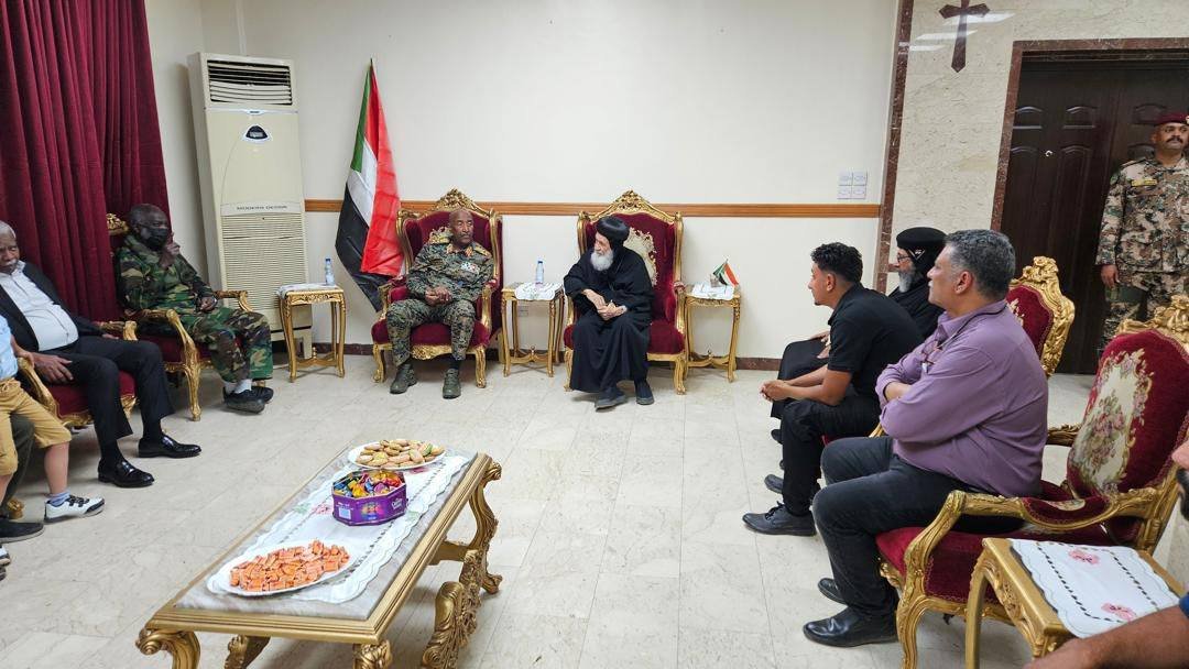 البرهان يرسل رسالة لـ المسيحيين في عيد القيامة ويوجه بشأن كنيسة دمرتها الدعم السريع بالخرطوم البرهان يرسل رسالة لـ المسيحيين في عيد القيامة ويوجه بشأن كنيسة دمرتها الدعم السريع بالخرطوم