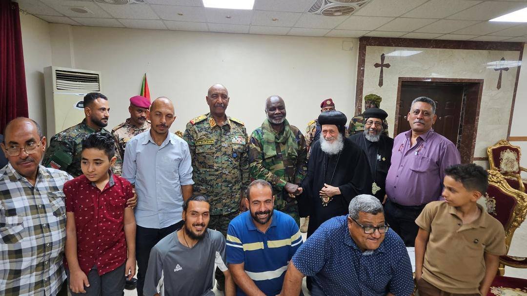 البرهان يرسل رسالة لـ المسيحيين في عيد القيامة ويوجه بشأن كنيسة دمرتها الدعم السريع بالخرطوم البرهان يرسل رسالة لـ المسيحيين في عيد القيامة ويوجه بشأن كنيسة دمرتها الدعم السريع بالخرطوم