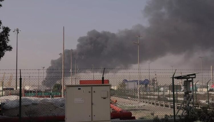 مصرع مصري وإصابة آخرين.. هجوم صاروخي وحرائق في منشآت حبشان للغاز في أبوظبي