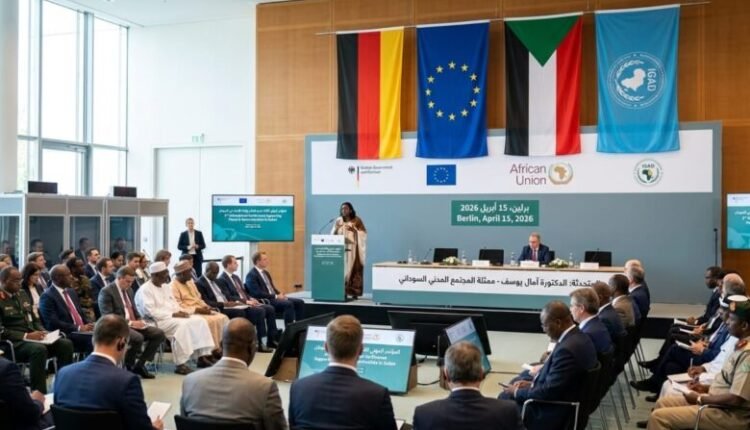 سودانيون ينصبون خيام إعتصام أمام الخارجية الألمانية وقطع الطريق على مؤتمر برلين..موجة رفض وإحتجاجات واسعة