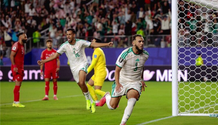 الجزائر تعبر الأردن وتطيح بها من كأس العالم