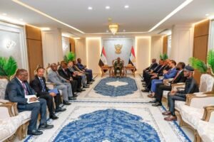 خلال لقاء البرهان.. السيسا تعلن تضامنها الكامل مع السودان خلال لقاء البرهان.. السيسا تعلن تضامنها الكامل مع السودان