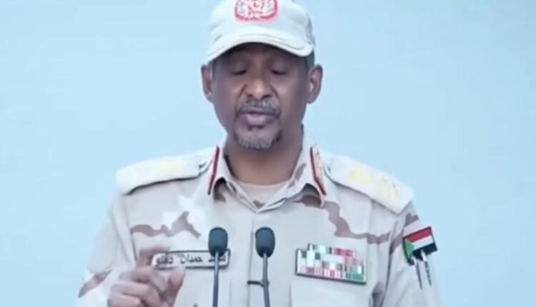 قراءة في خطاب حميدتي: 7 اعترافات وشهادة حق لهيئة الاستخبارات والأمن.. إقرار بالهزيمة