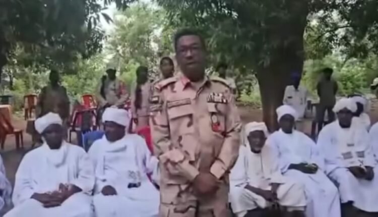 ظهور جديد لـ”عثمان عمليات”.. وخطاب يحمل تحولًا في لهجة الدعم السريع