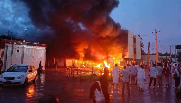 لحظات عصيبة في مستشفى مدني بعد سقوط صاعقة رعدية