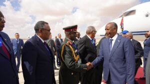 البرهان يصل العلمين للمشاركة في القمة التشاورية لقادة السودان ومصر وإريتريا والصومال